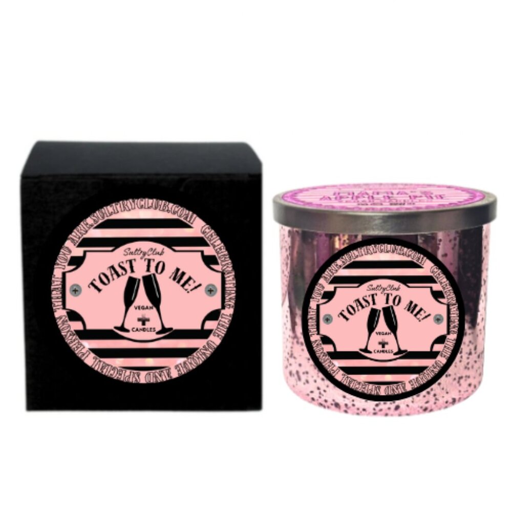 A CHAMPAGNE TOAST TO ME CANDLE
